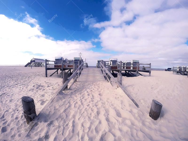 Strand in St Peter Ording